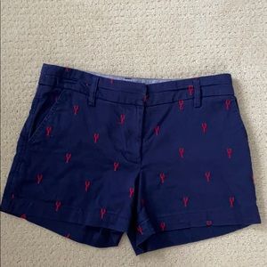 Navy lobster shorts